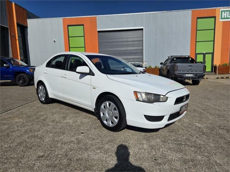 2009 Mitsubishi Lancer CJ MY10 ES White 6 Speed Constant Variable Sedan62882730364546114