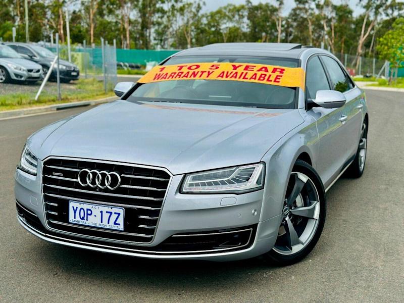 2015 Audi A8 4H MY15 3.0 TDI Quattro Silver, Chrome 8 Speed Automatic Tiptronic Sedan62882738516354111