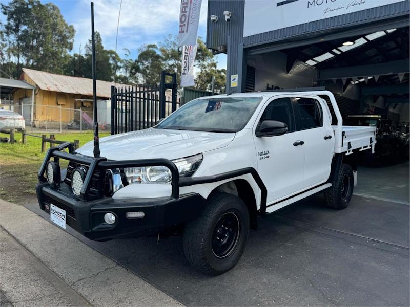 2018 Toyota Hilux GUN126R MY19 SR (4x4) White 6 Speed Automatic Double Cab Chassis62882737662722112