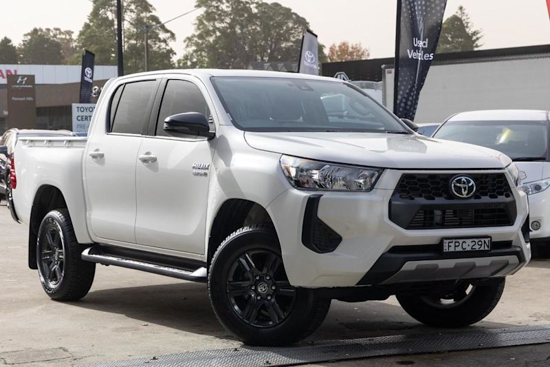 2024 Toyota Hilux GUN126R SR Double Cab White 6 Speed Sports Automatic Utility62932714552835110