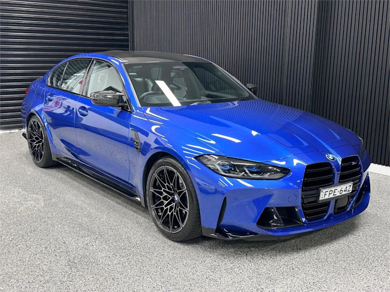 2021 BMW M3 G80 Competition M Steptronic Blue 8 Speed Sports Automatic Sedan629337054375691113