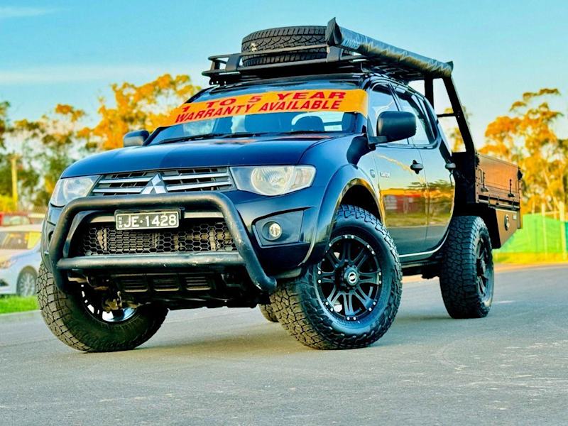 2010 Mitsubishi Triton MN MY10 GL-R Black 5 Speed Manual Double Cab Utility62935689834114111