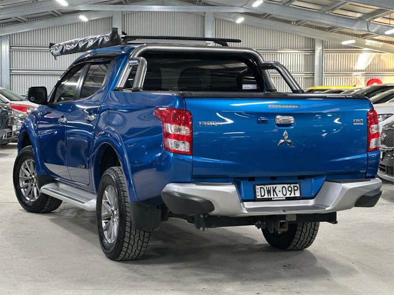 2018 Mitsubishi Triton MQ MY18 GLS Double Cab Blue 5 Speed Sports Automatic Utility62937622889730111
