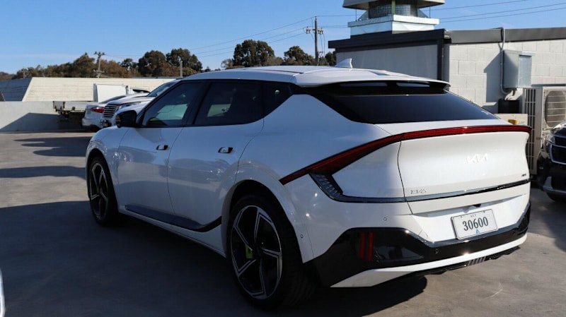 2023 Kia EV6 CV MY23 GT AWD Snow White Pearl 1 Speed Reduction Gear Wagon62937624410753113