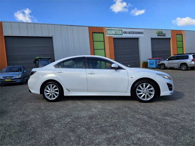 2011 Mazda 6 GH1052 MY10 Classic White 5 Speed Sports Automatic Sedan62882764818307111