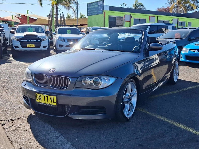 2008 BMW 1 Series E88 135i Steptronic Black 6 Speed Sports Automatic Convertible62935692762115114