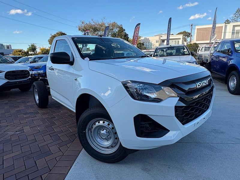 2025 Isuzu D-MAX RG MY24 SX White 6 Speed Sports Automatic Cab Chassis62885350640385110