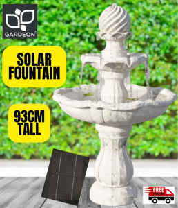 Solar Fountain Water Features Pump Ivory (Brand New)