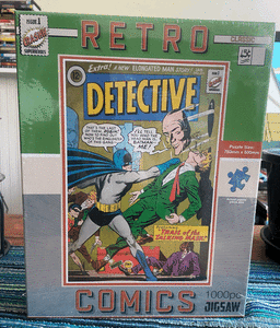 Sealed Retro Comics Detective 1000 Piece Puzzle