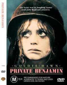 DVD Private Benjamin with Goldie Hawn. Brand new, still sealed