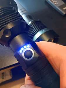 Rechargeable high powered defence torches