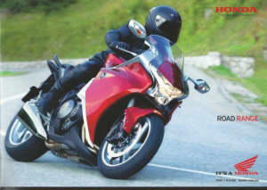 2010 Honda motorcycle range brochure CBR1000RR GL1800 VT1300 FREE POST