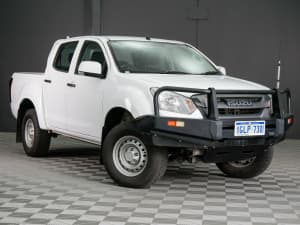 2018 Isuzu D-MAX MY18 SX Crew Cab 4x2 High Ride White 6 Speed Sports Automatic Cab Chassis