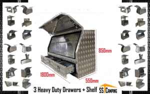 Brand New Product! 3 Drawers Side opening Toolbox Hot !