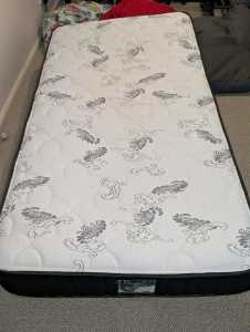 No bed, only 1 x mattress (king single size) 
