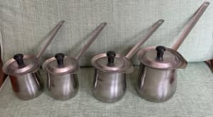 STAINLESS STEEL CAMEL COFFEE POTS