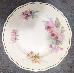 Royal Doulton Orchid Dinner Plates x3