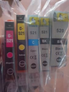 ink cartridges x 7 new for Canon printers
