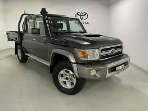 2022 Toyota Landcruiser GXL 4.5L T DIESEL MANUAL DUAL CAB CHASSIS Graphite Manual Dual Cab Chassis