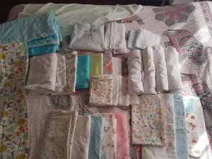 Cot beddings, muslins & others