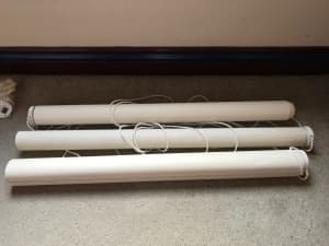 As new cream blinds with fittings