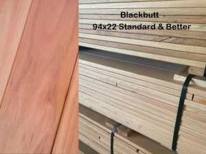 Brisbane Blackbutt 94x22 Hardwood Decking