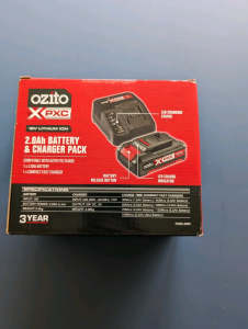 Ozito charger and battery 