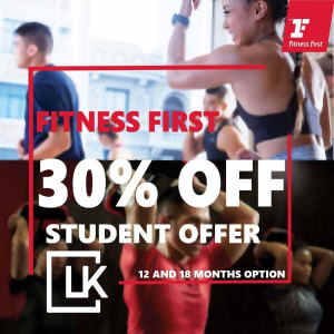 Fitness First Student Membership 30% off (AUSTRALIA WIDE ACCESS)