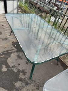 Glass outdoor table for $20 only (Pick up or Delivery)