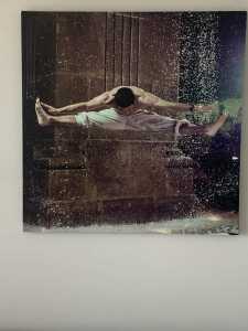 Leaping Male Dancer Canvas Artwork