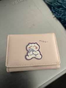 Pink wallet. New