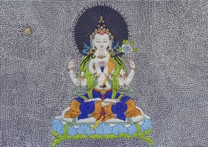 Chenrizi Buddha painting