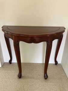 Vintage Chinese mahogany console hall table solid timber