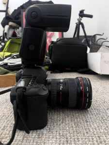 Canon 5D II Includes Speedlite Flash and 17-40mm lens