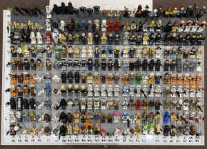Lego Star Wars minifigures April board B