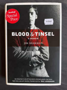 ‘Blood & Tinsel-A Memoir-Jim Sharman’ hardcover book