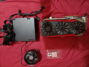 GPU 980ti Asus strix 2600x and 550w power supply 