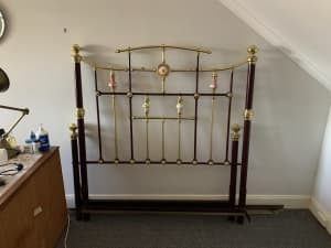 Vintage metal bed frame