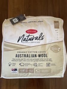 Brand New - Wool quilt - single size