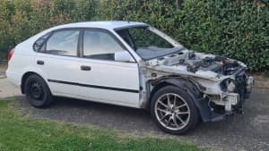 2000 Toyota Corolla Hatch Wrecking Parts AE112 White