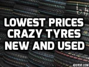 4 second hand tyres to fit holden captiva or colorado or jackaroo