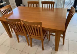 Dining Table and Chairs - Tassie Oak