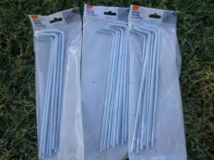 Tent Pegs x 30 (3 Packets of 10). Bargain Price