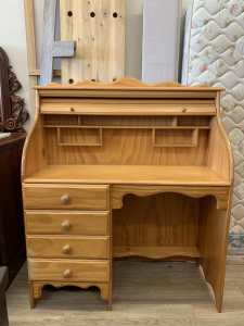 Writing desk with four drawers