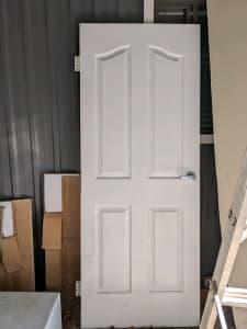 White internal door
