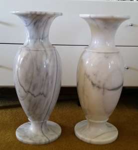 SOLID MARBLE VASES
