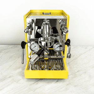 Custom Yellow Bellezza Valentina Coffee Machine
