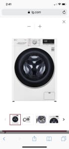 BRAND NEW LG 7.5kg Front Load Washing Machine with Steam