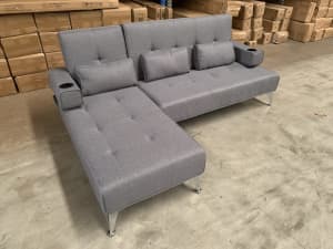 BRAND NEW SOFA BED WITH CUP HOLDER/CAN DELIVER