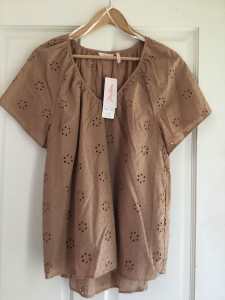 MILLERS TOP 100% COTTON SIZE 14 - UNWORN/PRICE TAG ATTACHED 👚